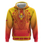 Personalized Afro Benin Zip Hoodie African Dashiki Style - African Pride