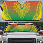 Burkina Faso African Dashiki Auto Sun Shade