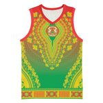 Personalized Afro Burkina Faso Basketball Jersey African Dashiki Style LT15