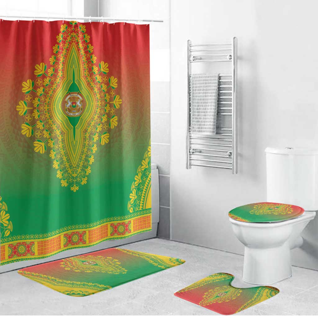 Burkina Faso African Dashiki Bathroom Set