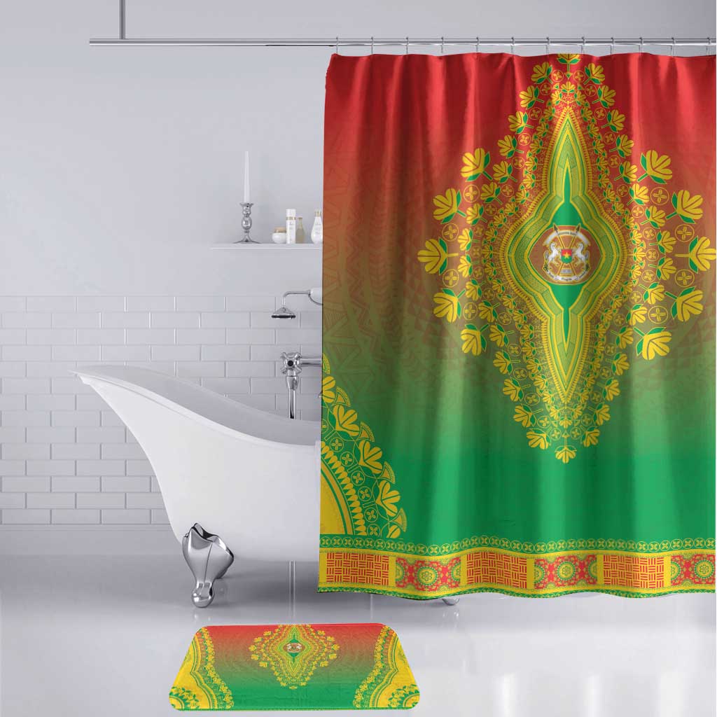 Burkina Faso African Dashiki Bathroom Set