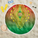Afro Burkina Faso Beach Blanket African Dashiki Style - African Pride