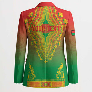 Personalized Burkina Faso African Dashiki Blazer