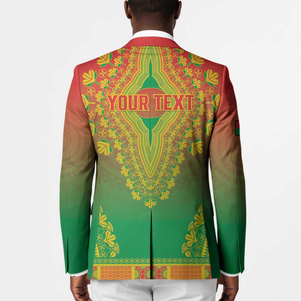 Personalized Burkina Faso African Dashiki Blazer