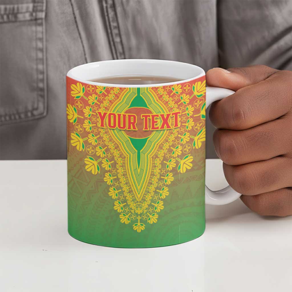 Personalized Burkina Faso African Dashiki Ceramic Mug