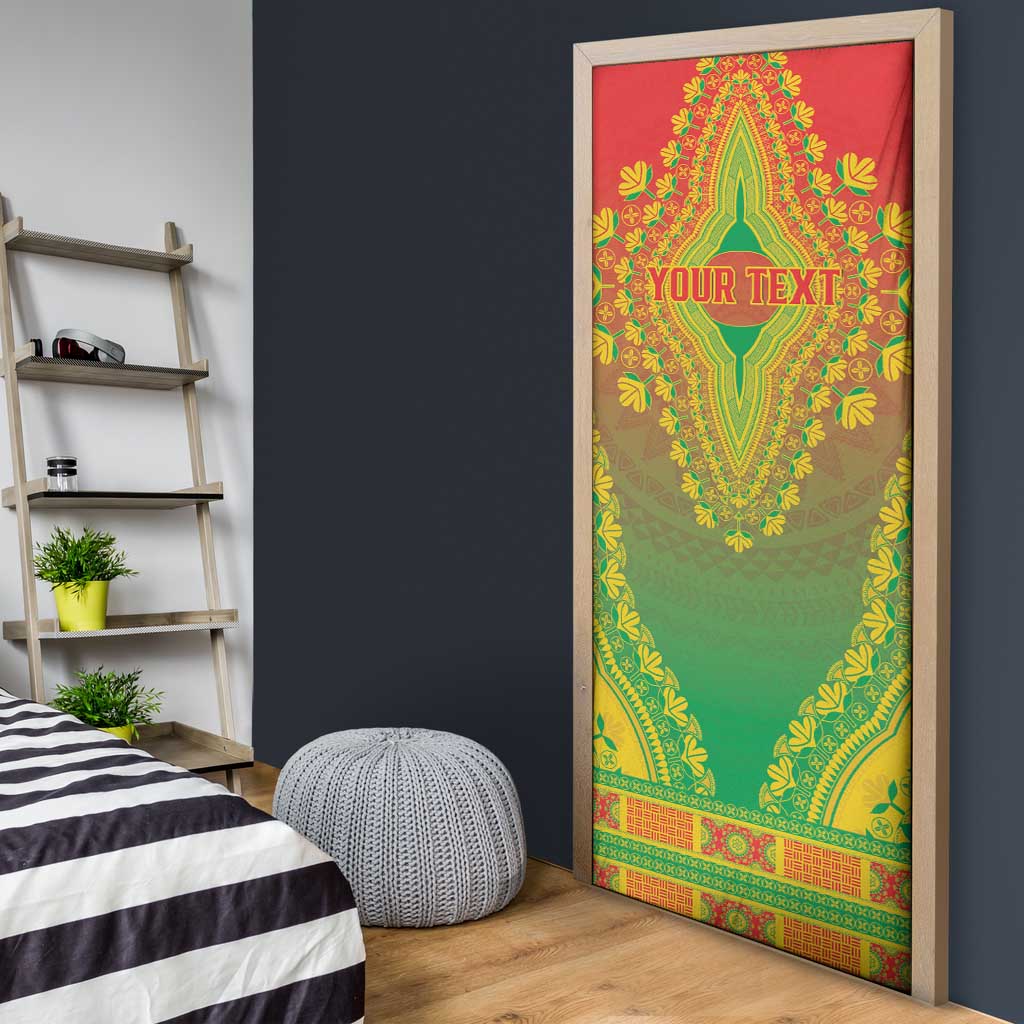 Personalized Burkina Faso African Dashiki Door Cover
