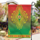 Afro Burkina Faso Garden Flag African Dashiki Style - African Pride