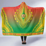 Afro Burkina Faso Hooded Blanket African Dashiki Style - African Pride