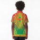 Personalized Afro Burkina Faso Kid Polo Shirt African Dashiki Style - African Pride