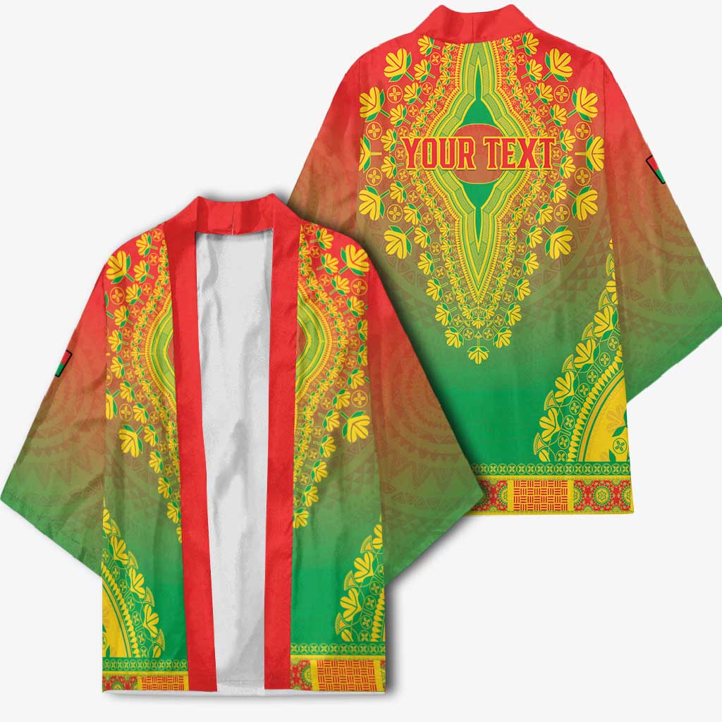 Personalized Burkina Faso African Dashiki Kimono