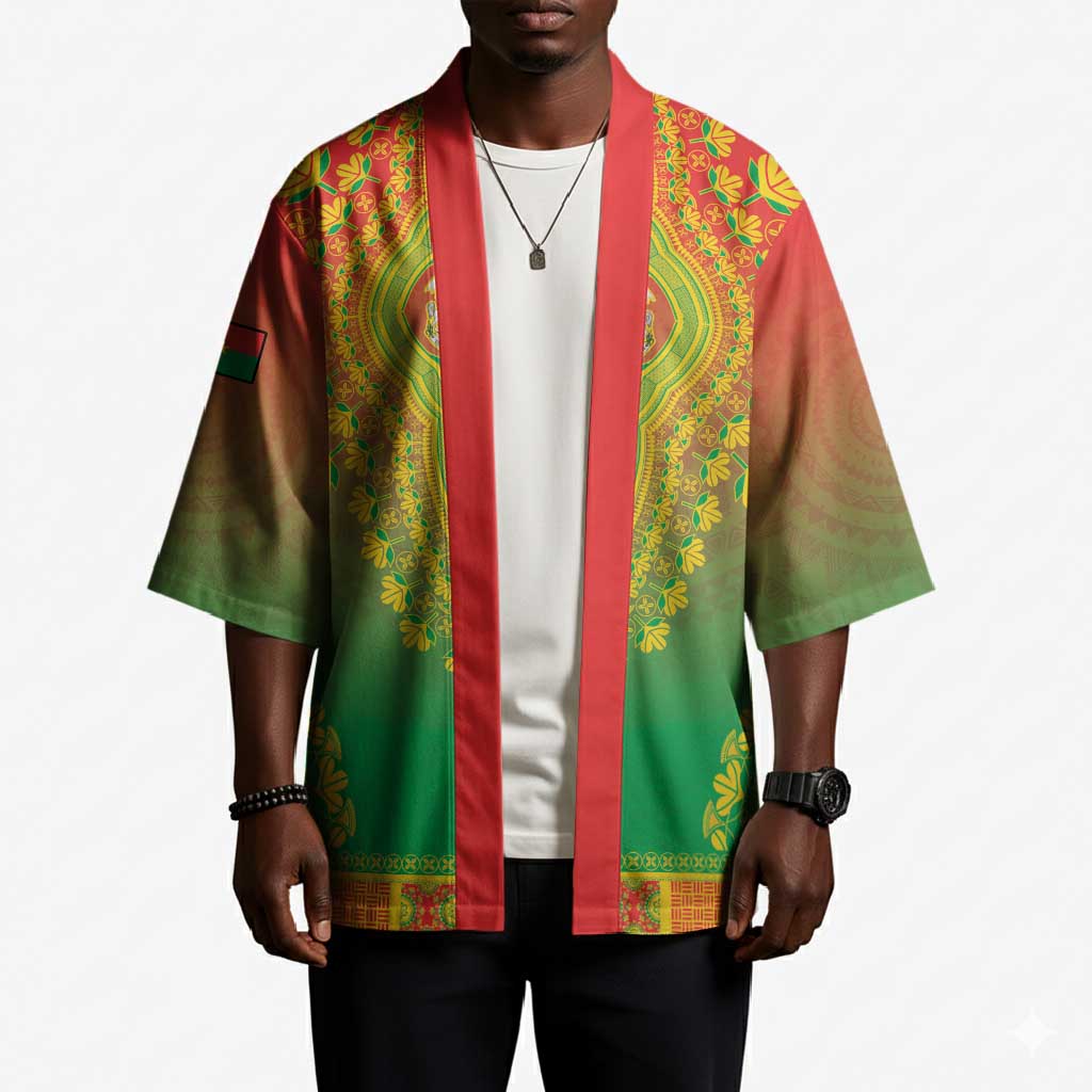 Personalized Burkina Faso African Dashiki Kimono