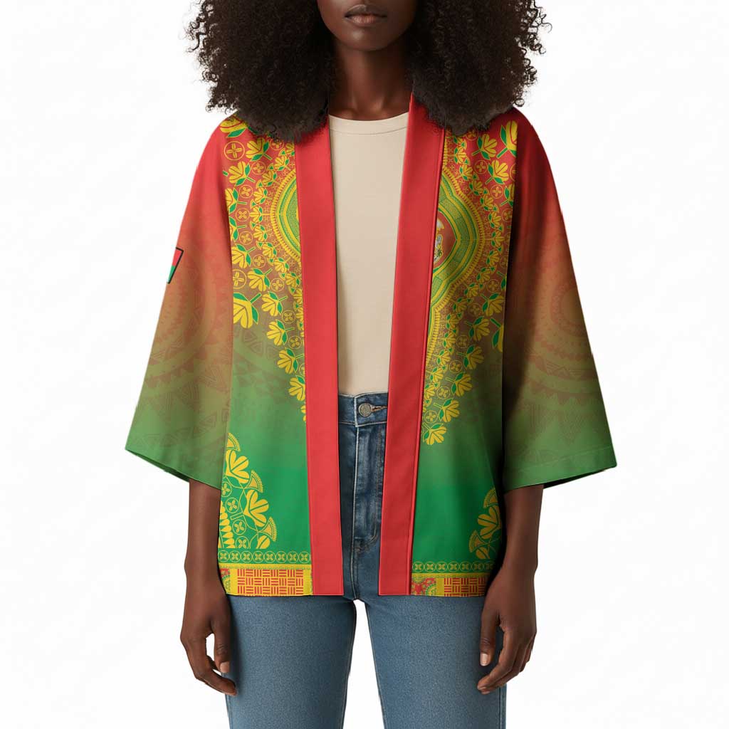 Personalized Burkina Faso African Dashiki Kimono