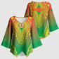 Personalized Burkina Faso African Dashiki Kimono Sleeve Blouse
