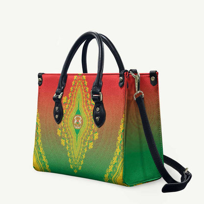 Burkina Faso African Dashiki Leather Bag