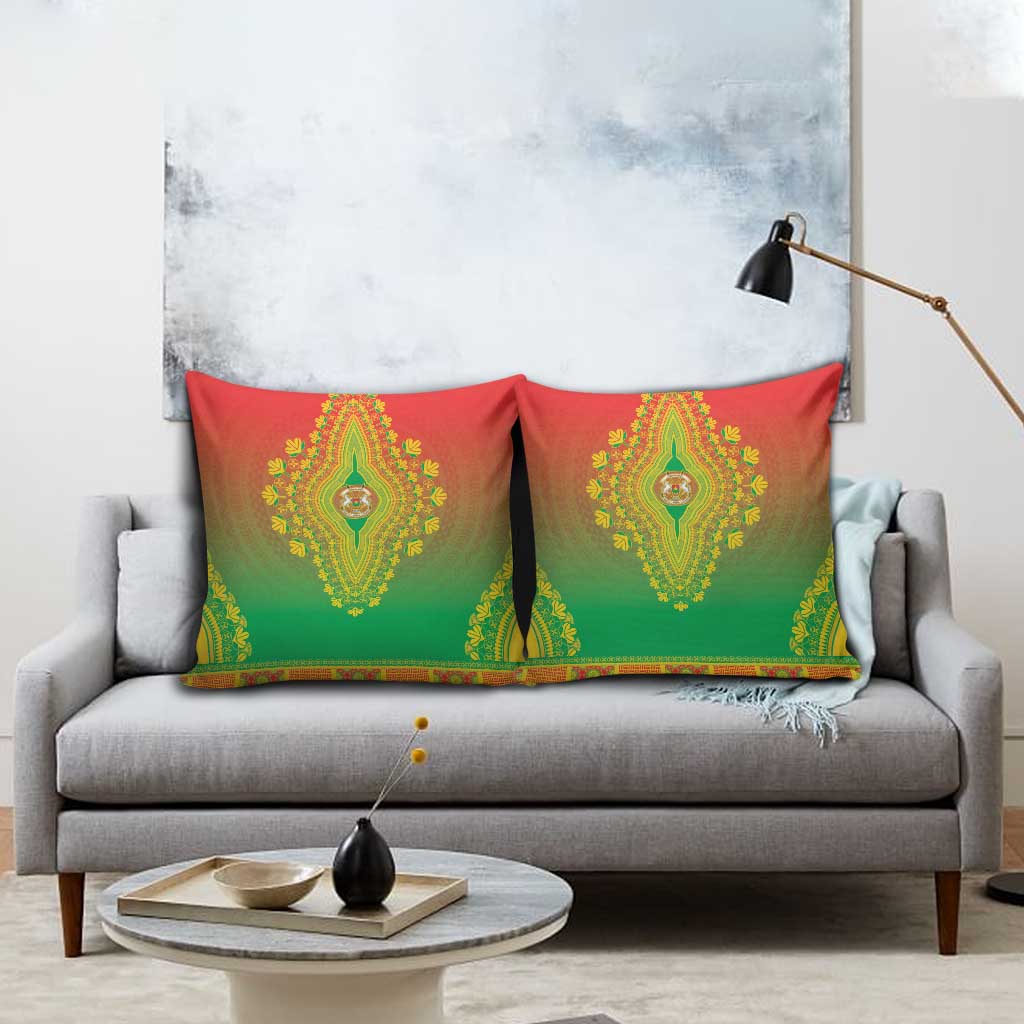 Burkina Faso African Dashiki Pillow Cover