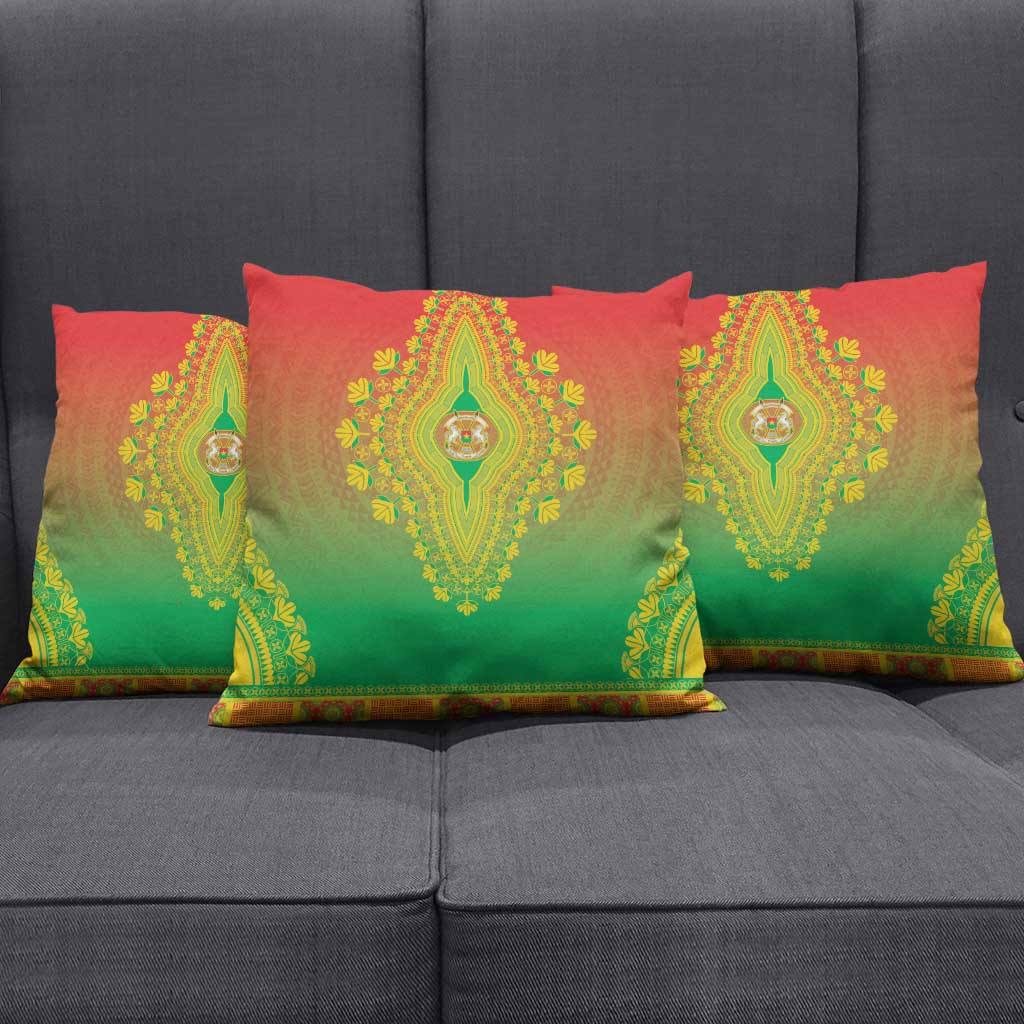 Burkina Faso African Dashiki Pillow Cover