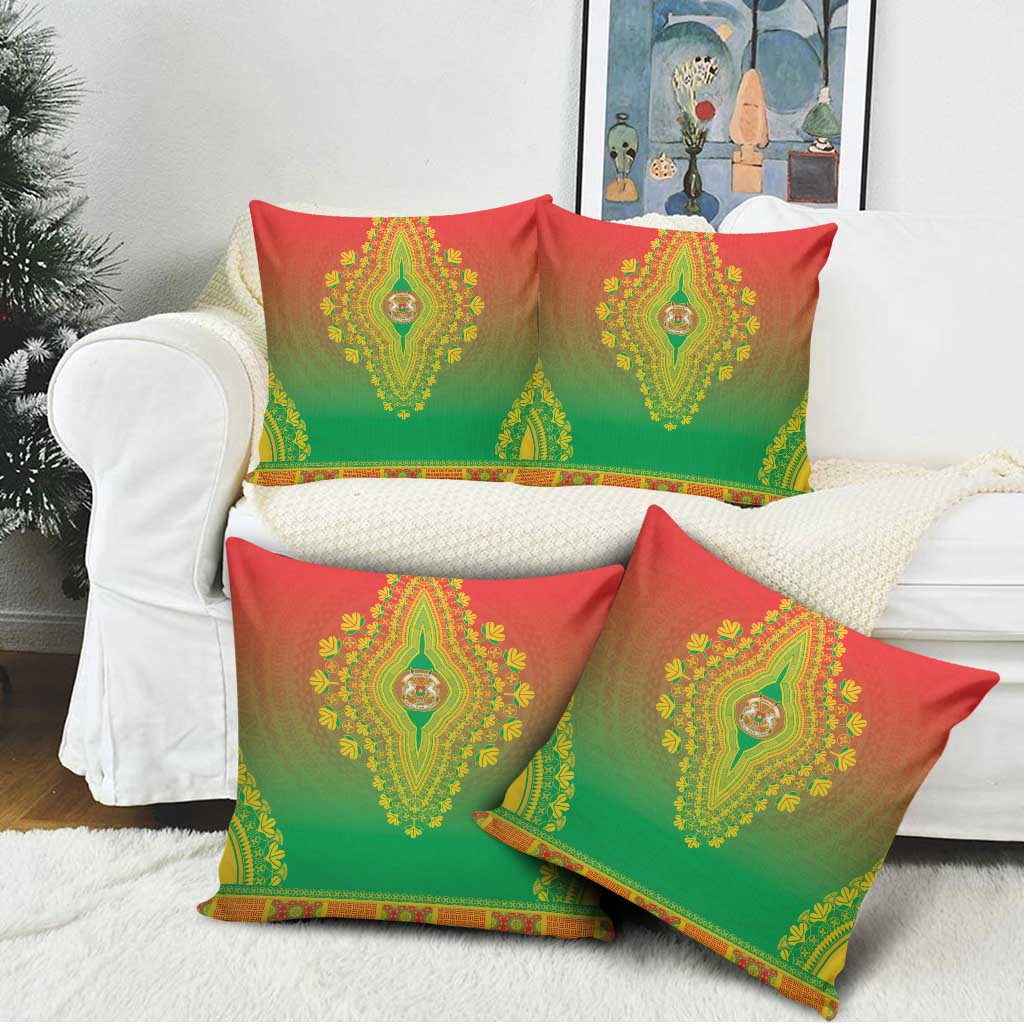 Burkina Faso African Dashiki Pillow Cover