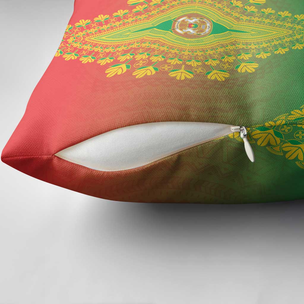 Burkina Faso African Dashiki Pillow Cover