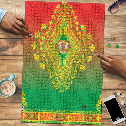 Burkina Faso African Dashiki Puzzle