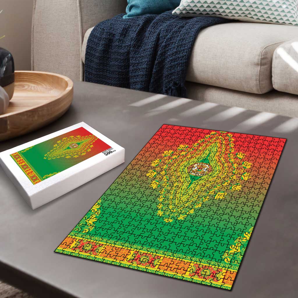 Burkina Faso African Dashiki Puzzle