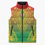 Personalized Burkina Faso African Dashiki Sleeveless Puffer Jacket