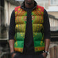 Personalized Burkina Faso African Dashiki Sleeveless Puffer Jacket