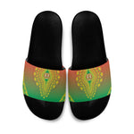 Burkina Faso African Dashiki Slide Sandals