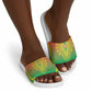 Burkina Faso African Dashiki Slide Sandals