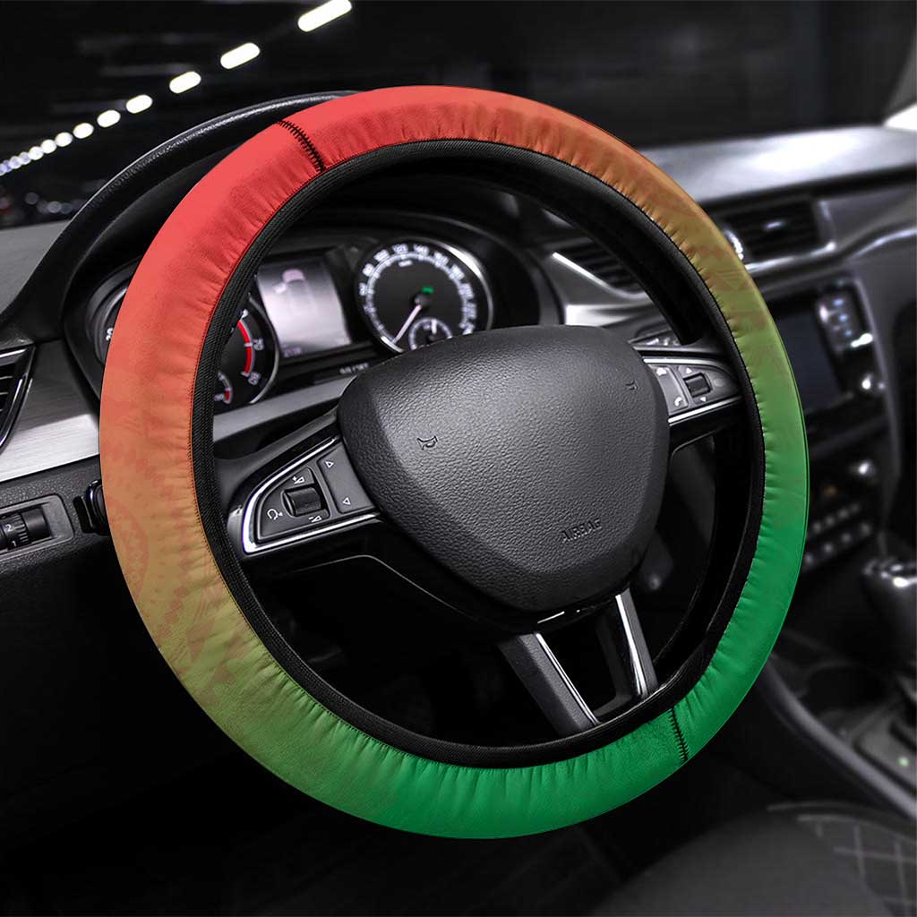 Afro Burkina Faso Steering Wheel Cover African Dashiki Style - African Pride