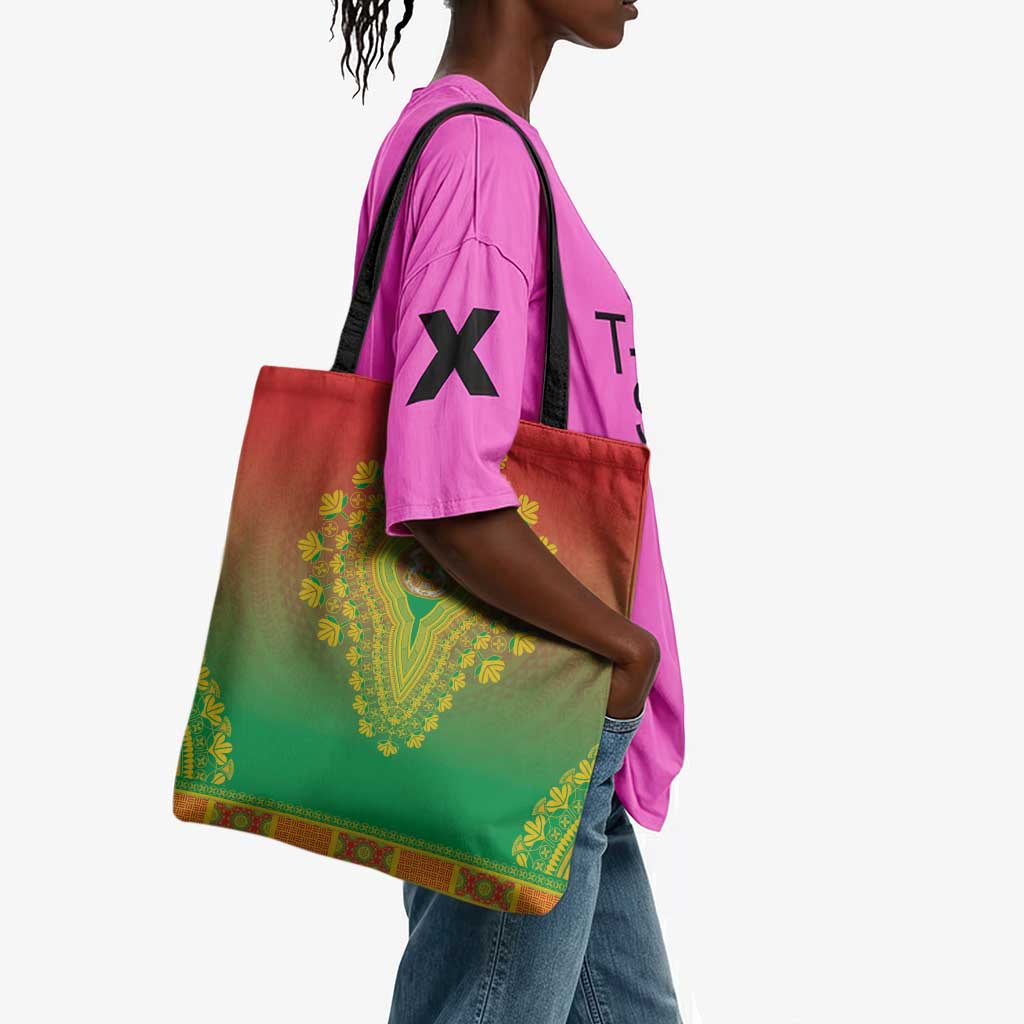 Burkina Faso African Dashiki Tote Bag