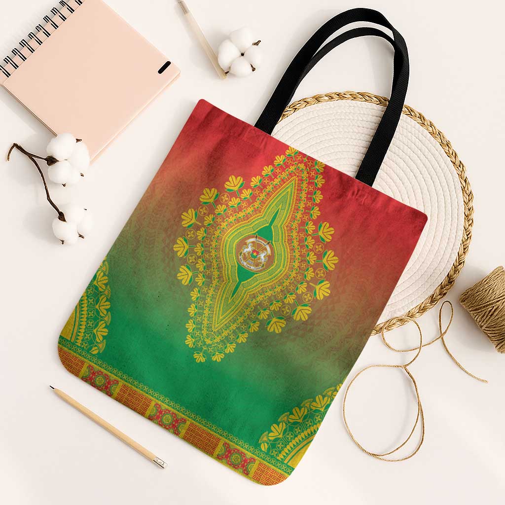 Burkina Faso African Dashiki Tote Bag