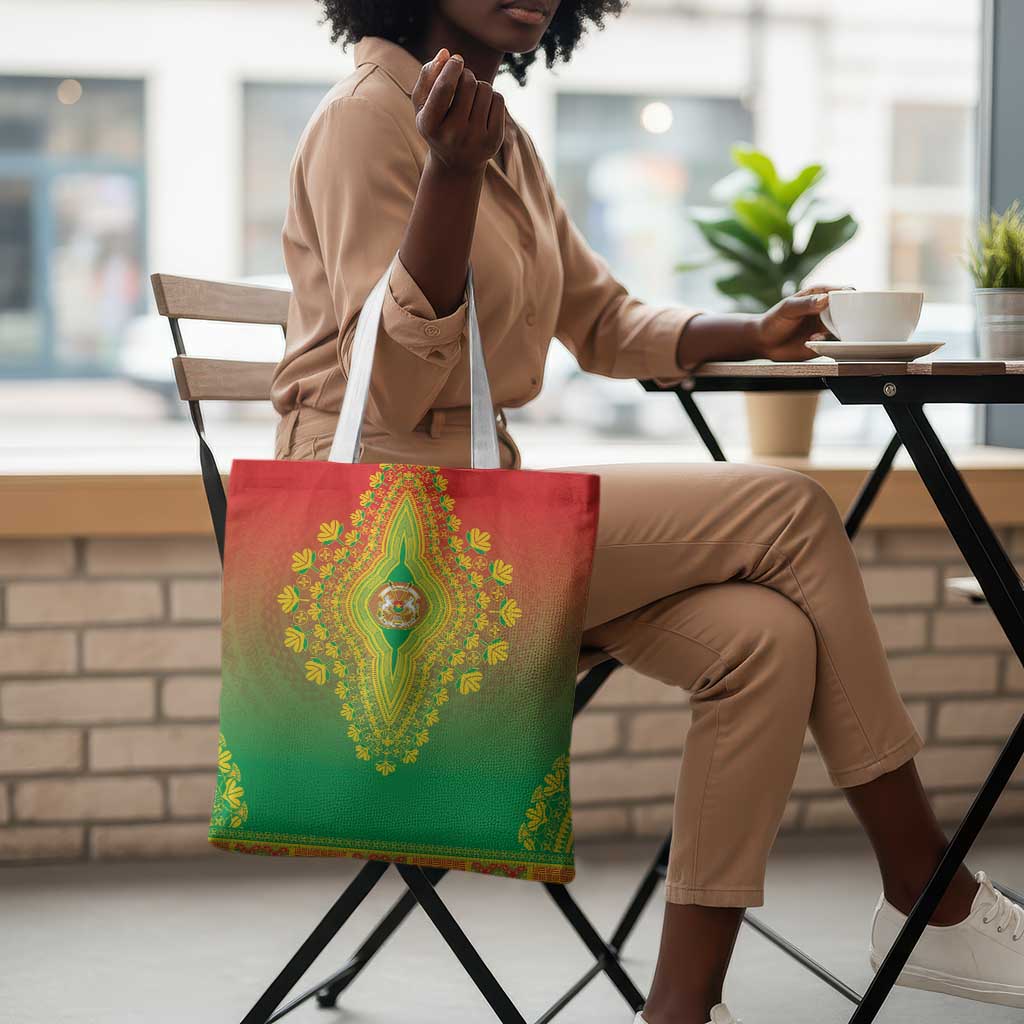 Burkina Faso African Dashiki Tote Bag