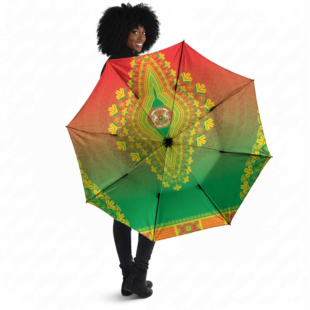 Burkina Faso African Dashiki Umbrella