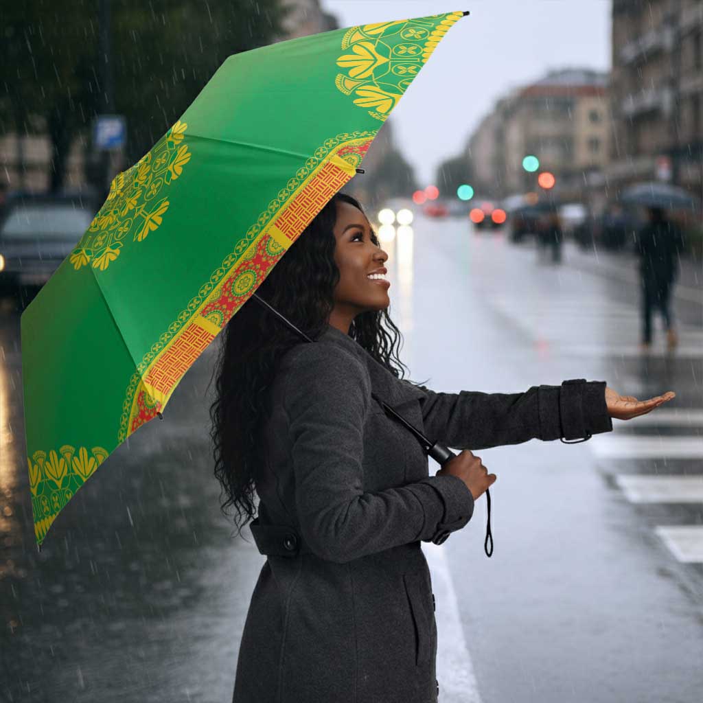 Burkina Faso African Dashiki Umbrella