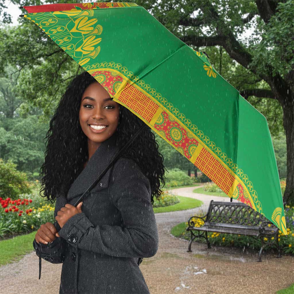 Burkina Faso African Dashiki Umbrella