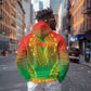 Personalized Afro Burkina Faso Zip Hoodie African Dashiki Style - African Pride