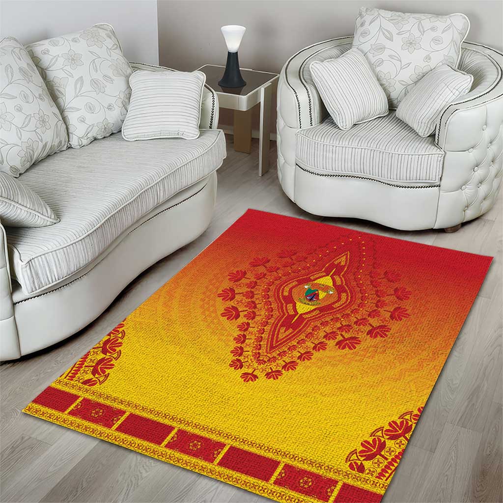 Afro Cameroon Area Rug African Dashiki Style - African Pride
