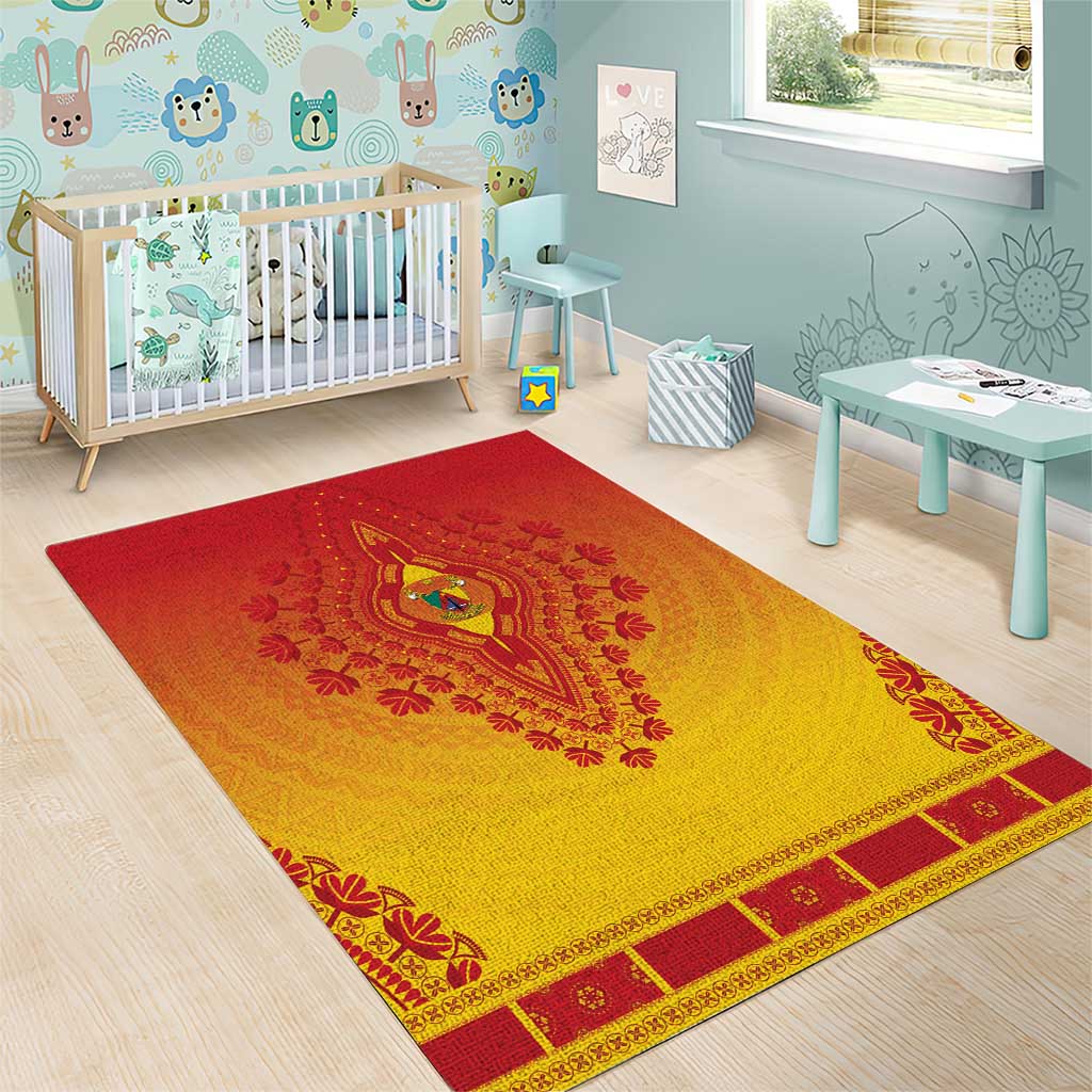 Afro Cameroon Area Rug African Dashiki Style - African Pride