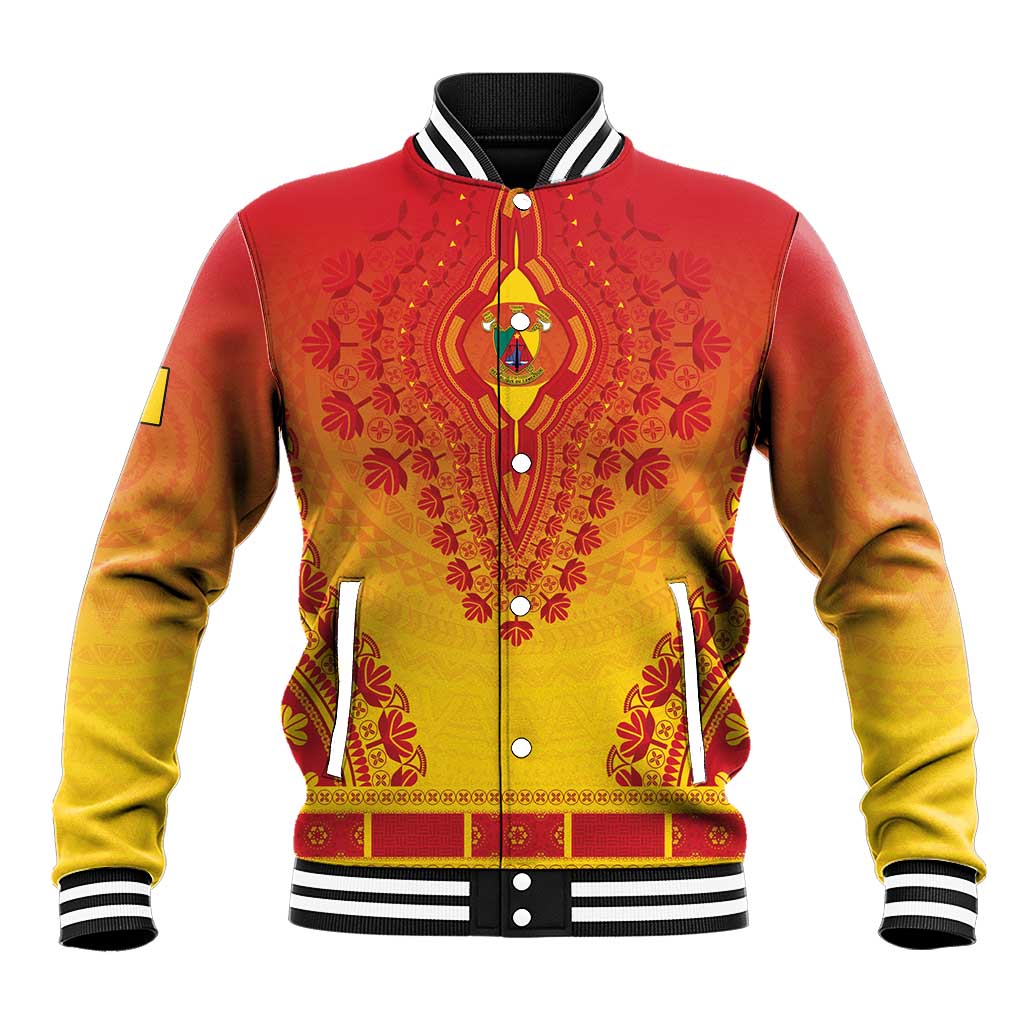 Personalized Afro Cameroon Baseball Jacket African Dashiki Style - African Pride
