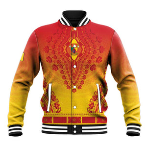 Personalized Afro Cameroon Baseball Jacket African Dashiki Style - African Pride