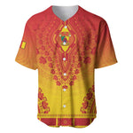 Personalized Afro Cameroon Baseball Jersey African Dashiki Style - African Pride