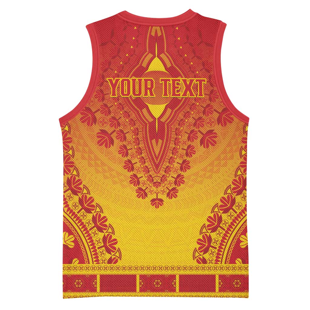 Personalized Afro Cameroon Basketball Jersey African Dashiki Style LT15