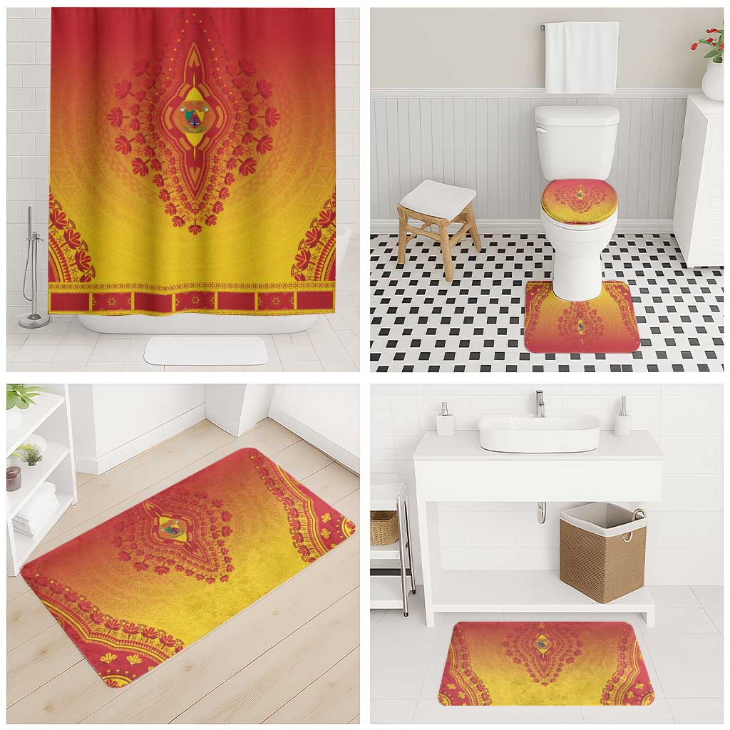 Cameroon African Dashiki Bathroom Set