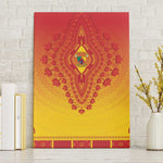 Afro Cameroon Canvas Wall Art African Dashiki Style - African Pride