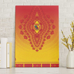 Afro Cameroon Canvas Wall Art African Dashiki Style - African Pride