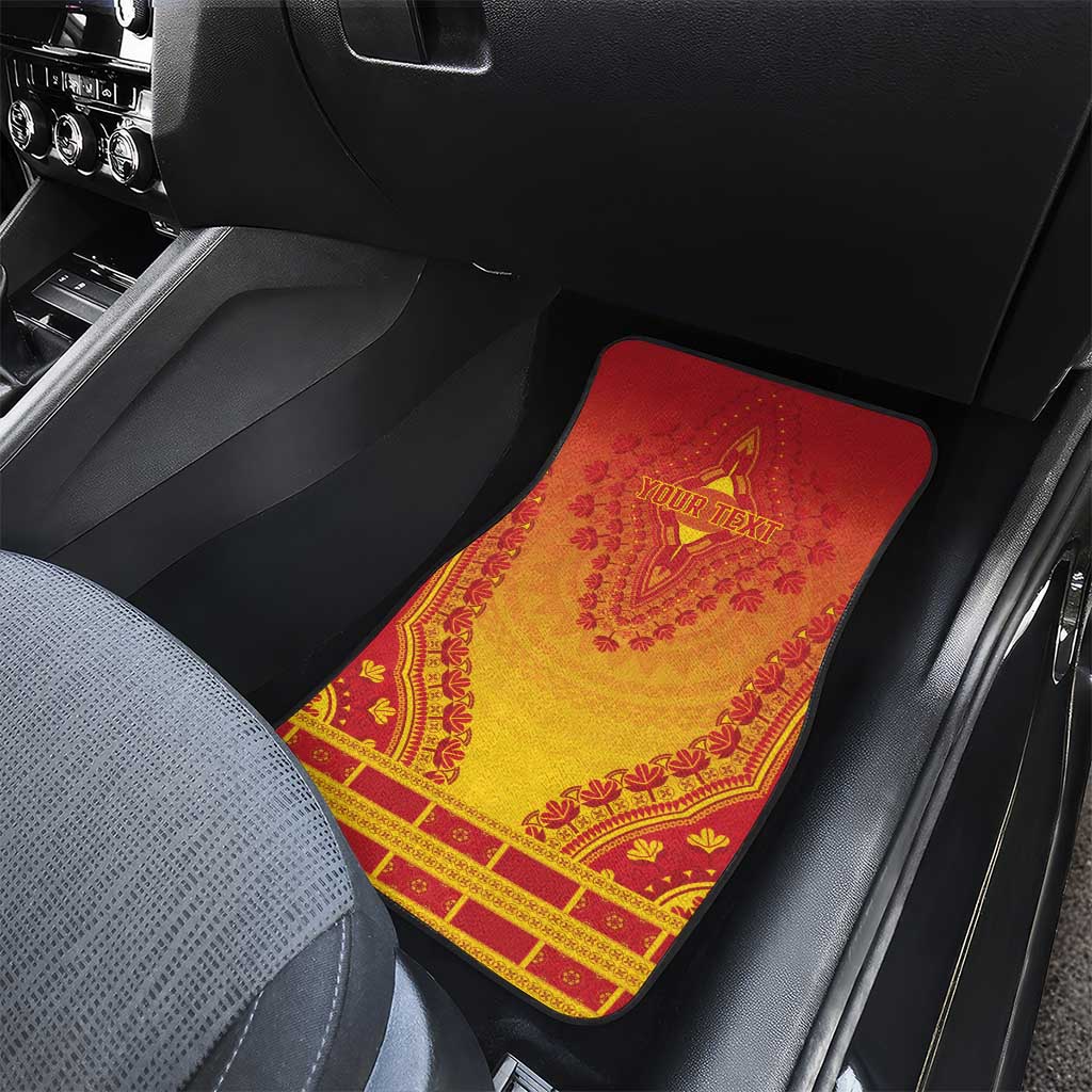 Personalized Afro Cameroon Car Mats African Dashiki Style - African Pride