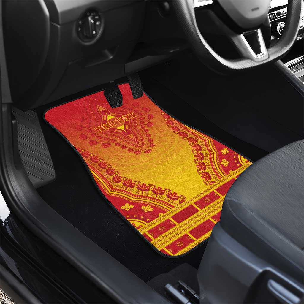 Personalized Afro Cameroon Car Mats African Dashiki Style - African Pride