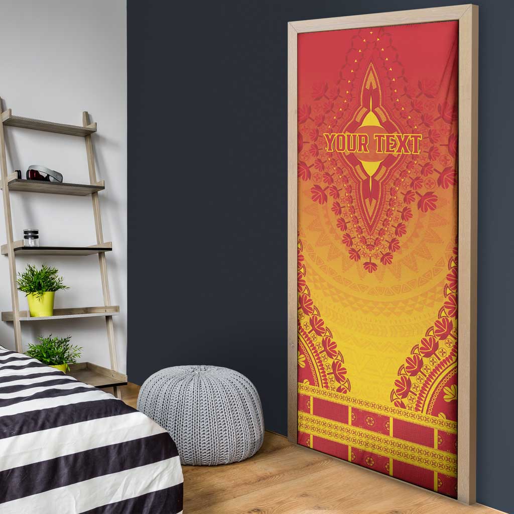 Personalized Cameroon African Dashiki Door Cover