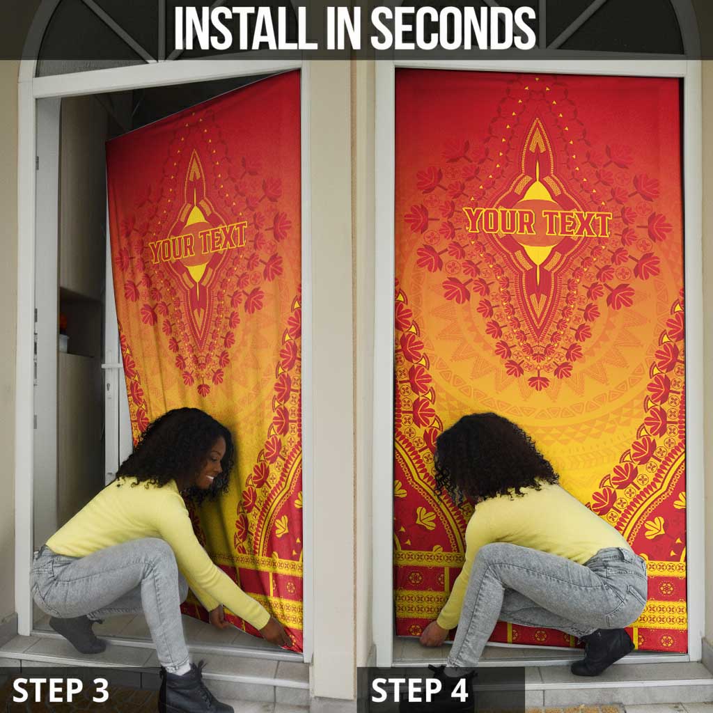 Personalized Cameroon African Dashiki Door Cover