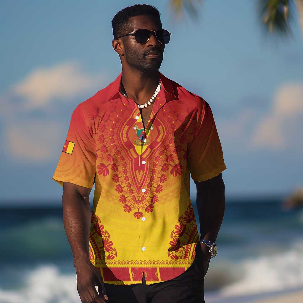 Personalized Afro Cameroon Hawaiian Shirt African Dashiki Style - African Pride